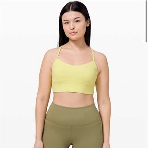 Lululemon Flow Y Bra Long Line Nulu *Light Support